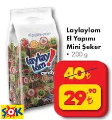LAYLAYLOM EL YAPIMI MİNİ ŞEKER 200 G